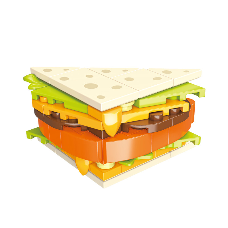 JK5653 蜜汁三明治-美食冰箱貼